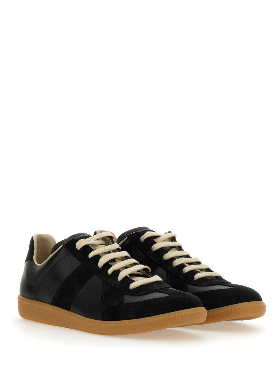 SNEAKER REPLICA IN PELLE E SUEDE - 2