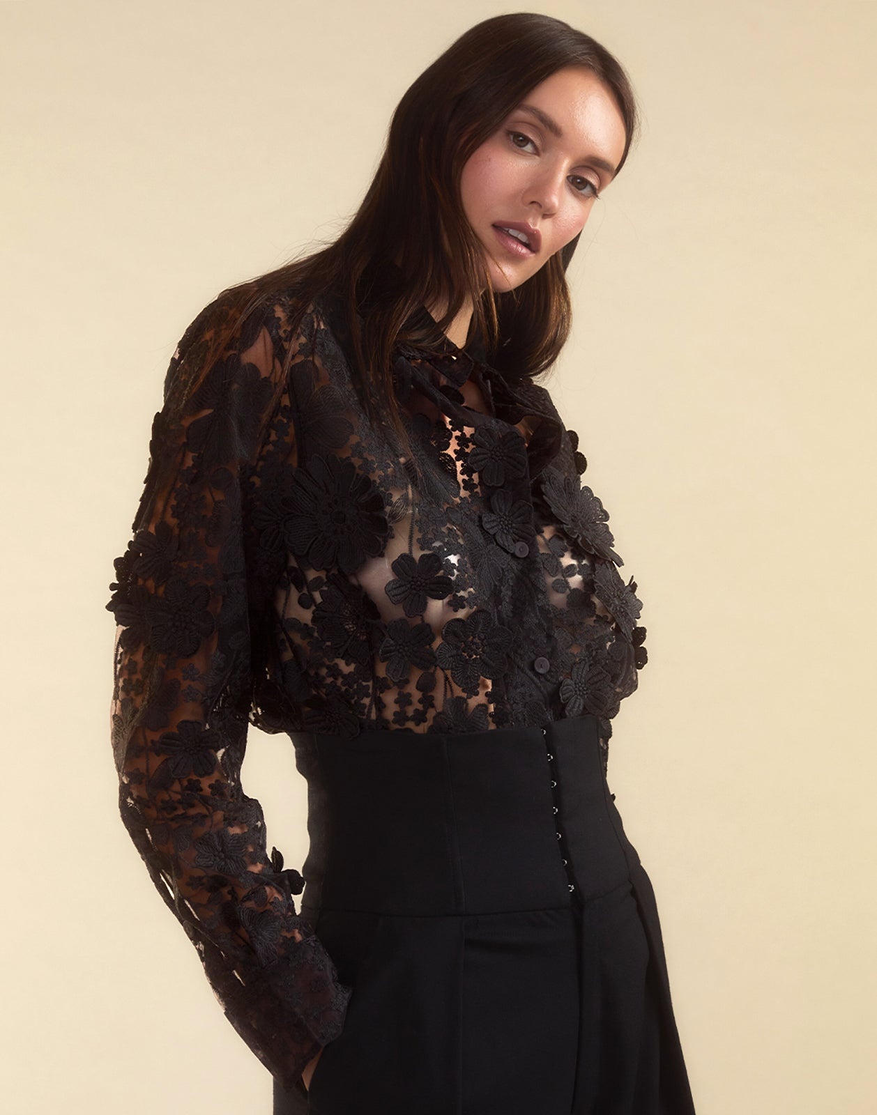 Blooming Lace Shirt - 4