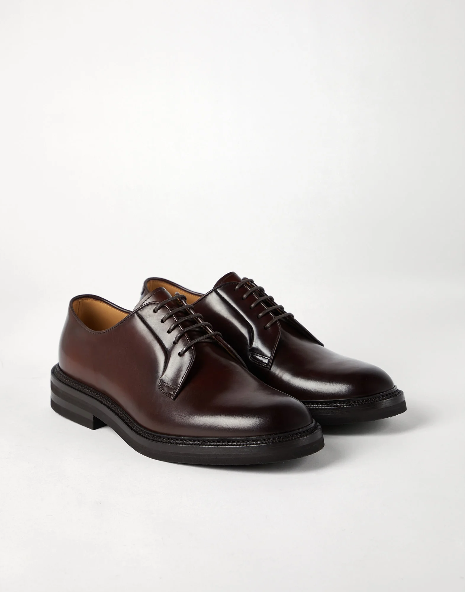 Aged calfskin Derbys - 1