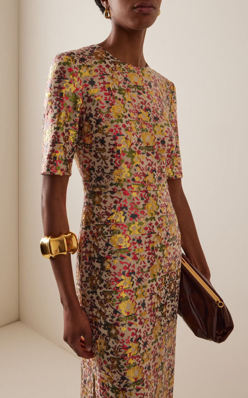 ROSETTA GETTY Sequined T-Shirt Gown multi outlook