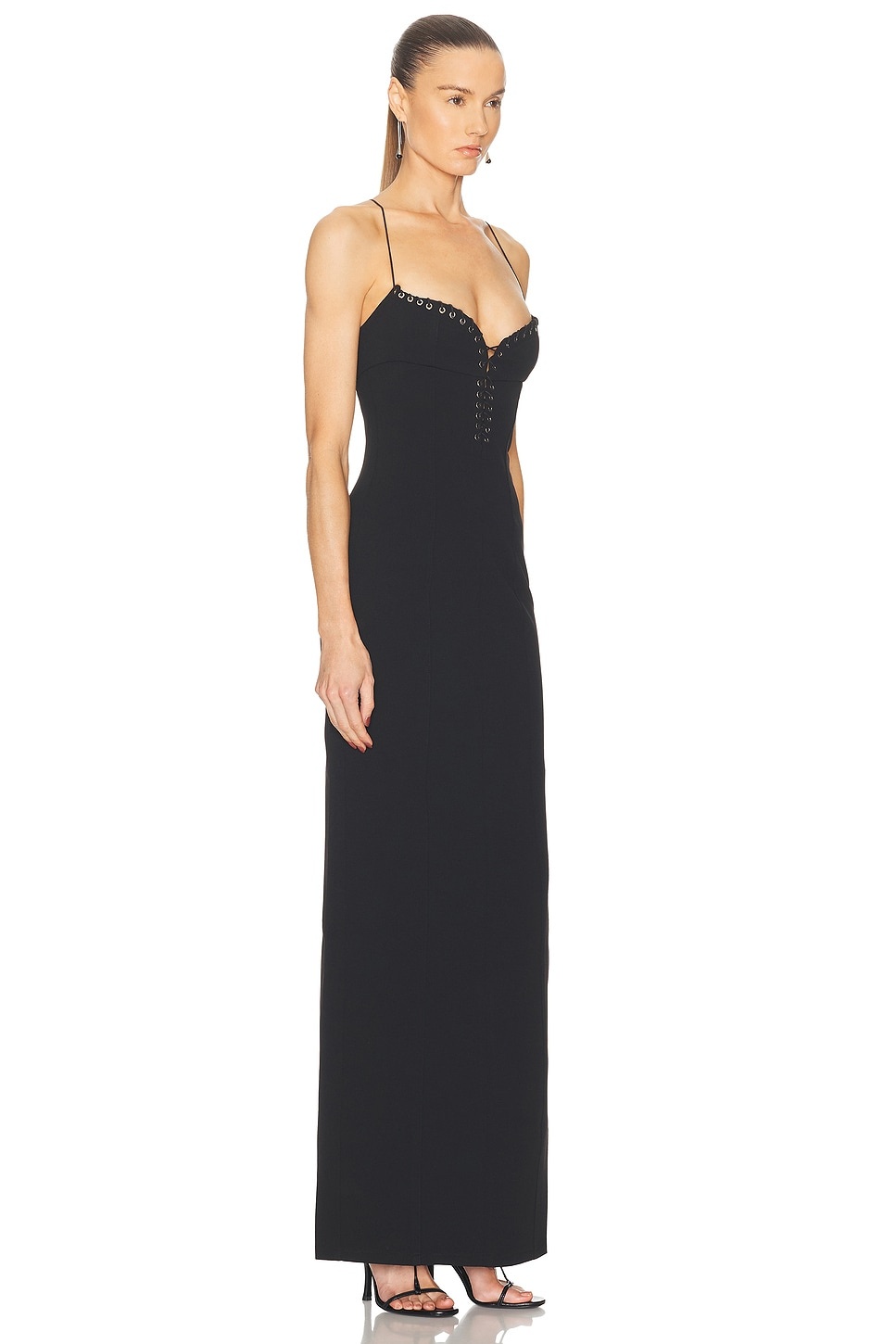 Cleavage Long Dress - 2