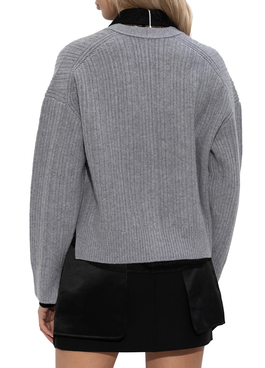 HELMUT LANG レザー ウール パイピング コーディガン S 6174 HL_O04HW611_V2S_0?