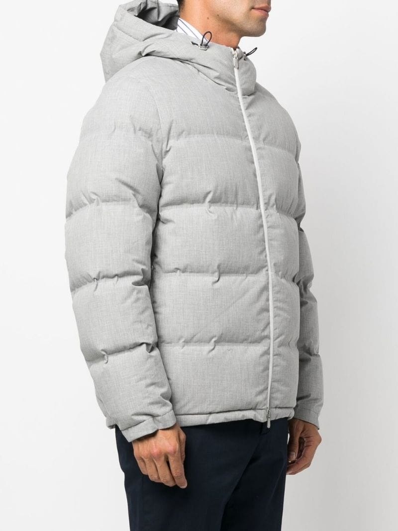 zipped padded jacket - 3