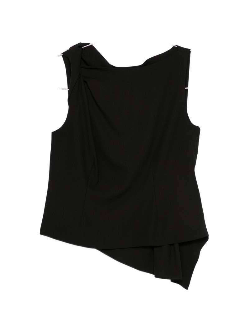 asymmetric draped top 1