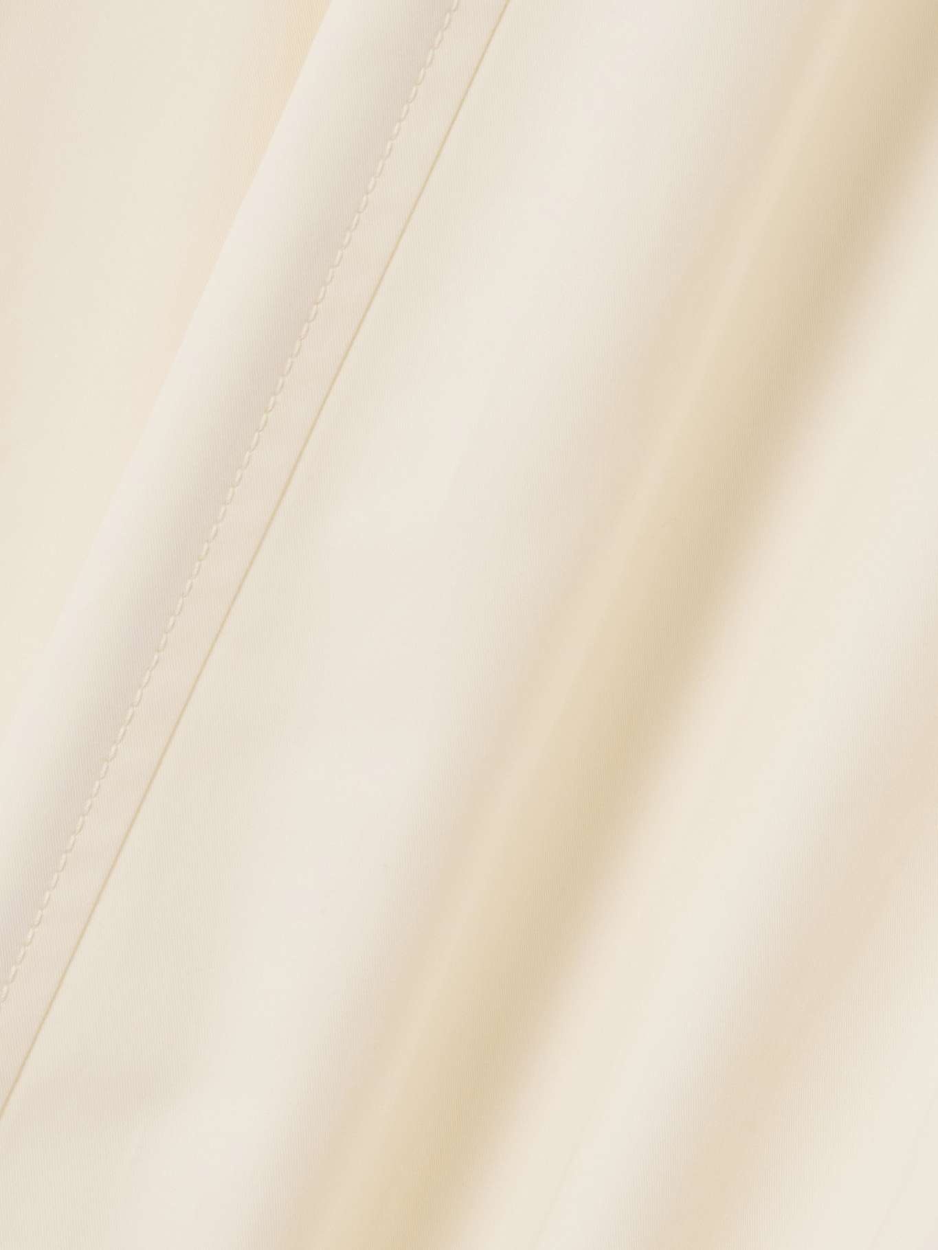 Cotton-gabardine coat Off-white - 5