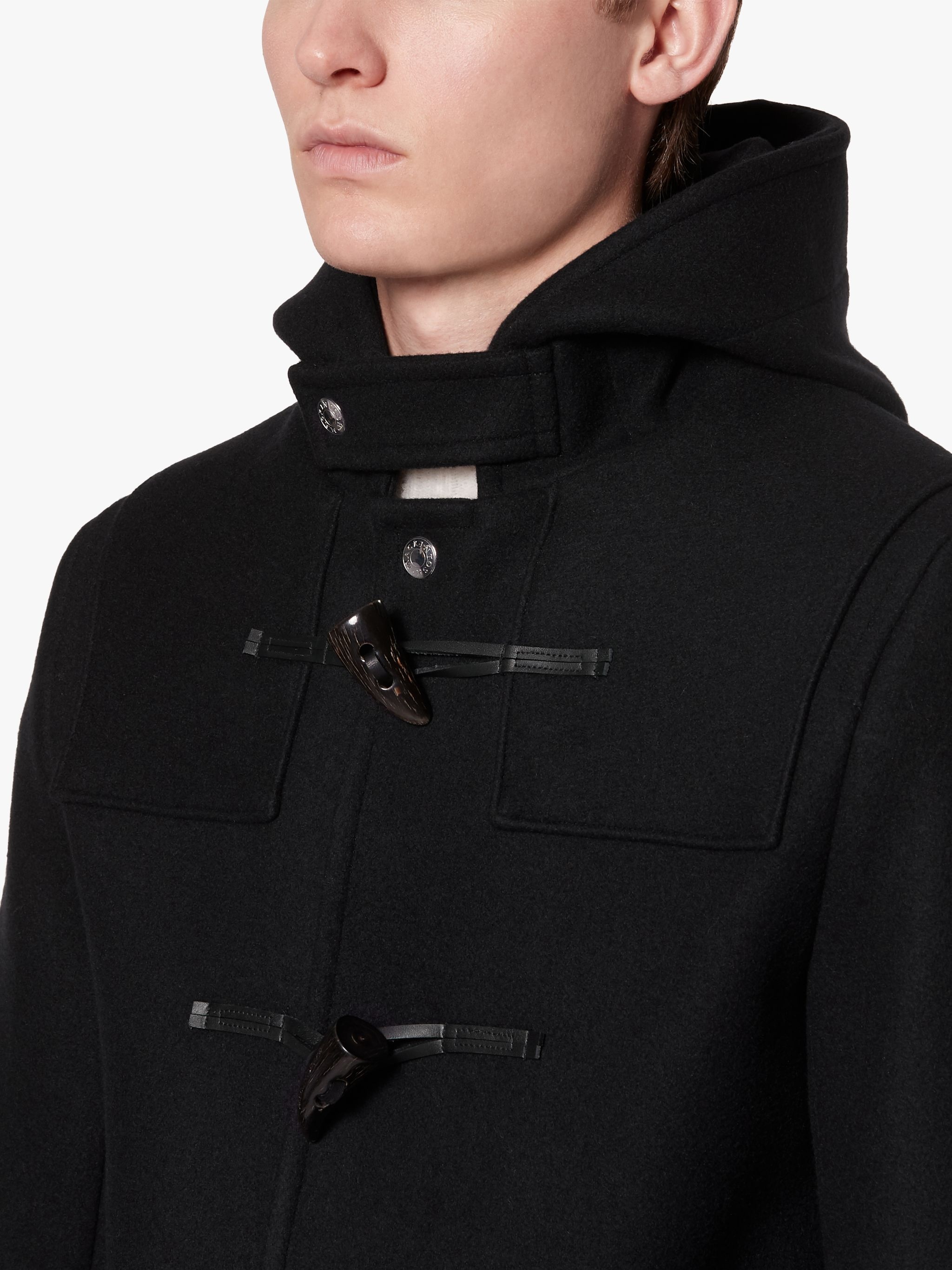 WEIR DARK NAVY WOOL DUFFLE COAT | GM-013S - 5