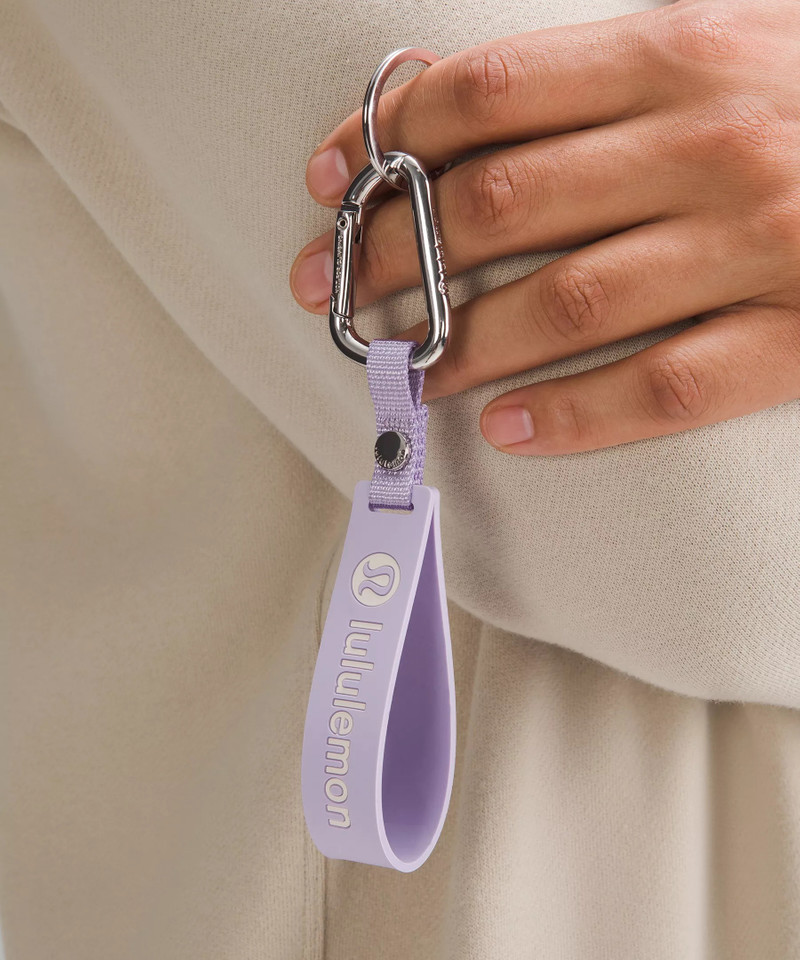 lululemon Silicone Keychain outlook