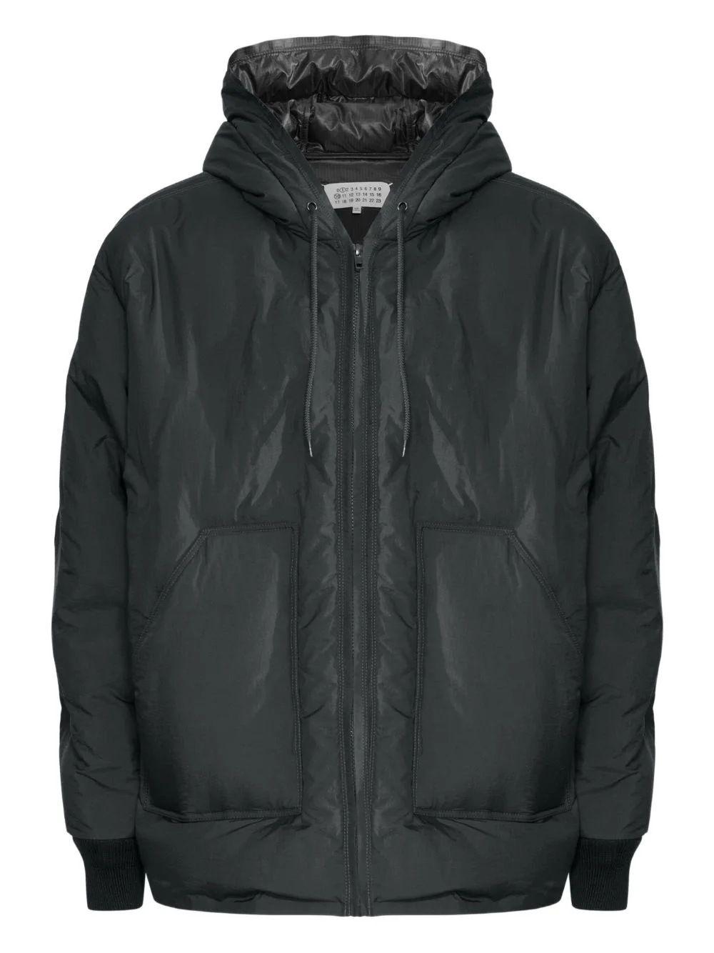 hooded padded jacket - 1
