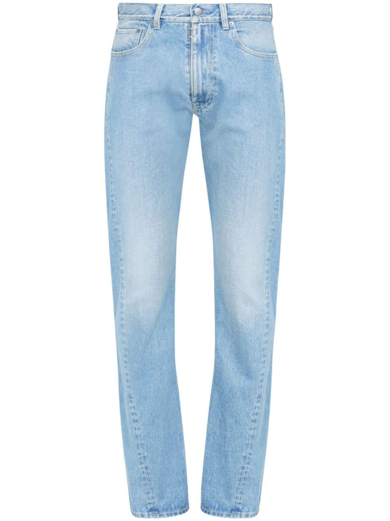 Turn-up cotton jeans 1
