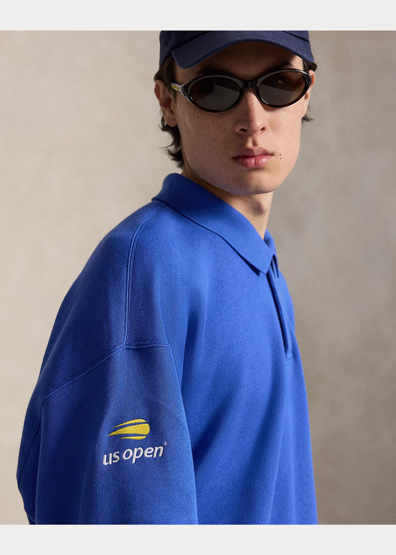 US Open Fleece Long-Sleeve Polo Shirt 7