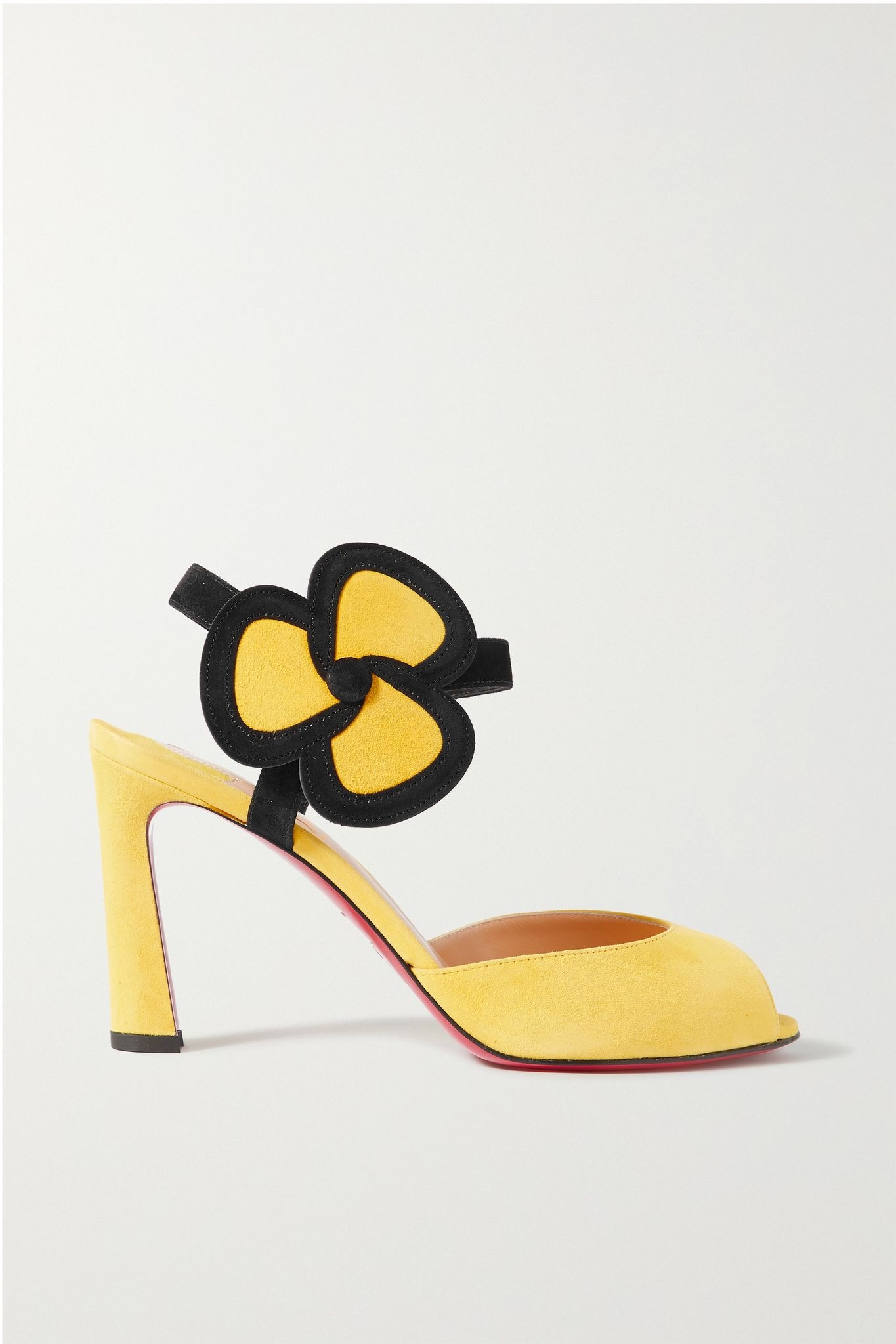 Pansy 85 two-tone suede sandals - 1