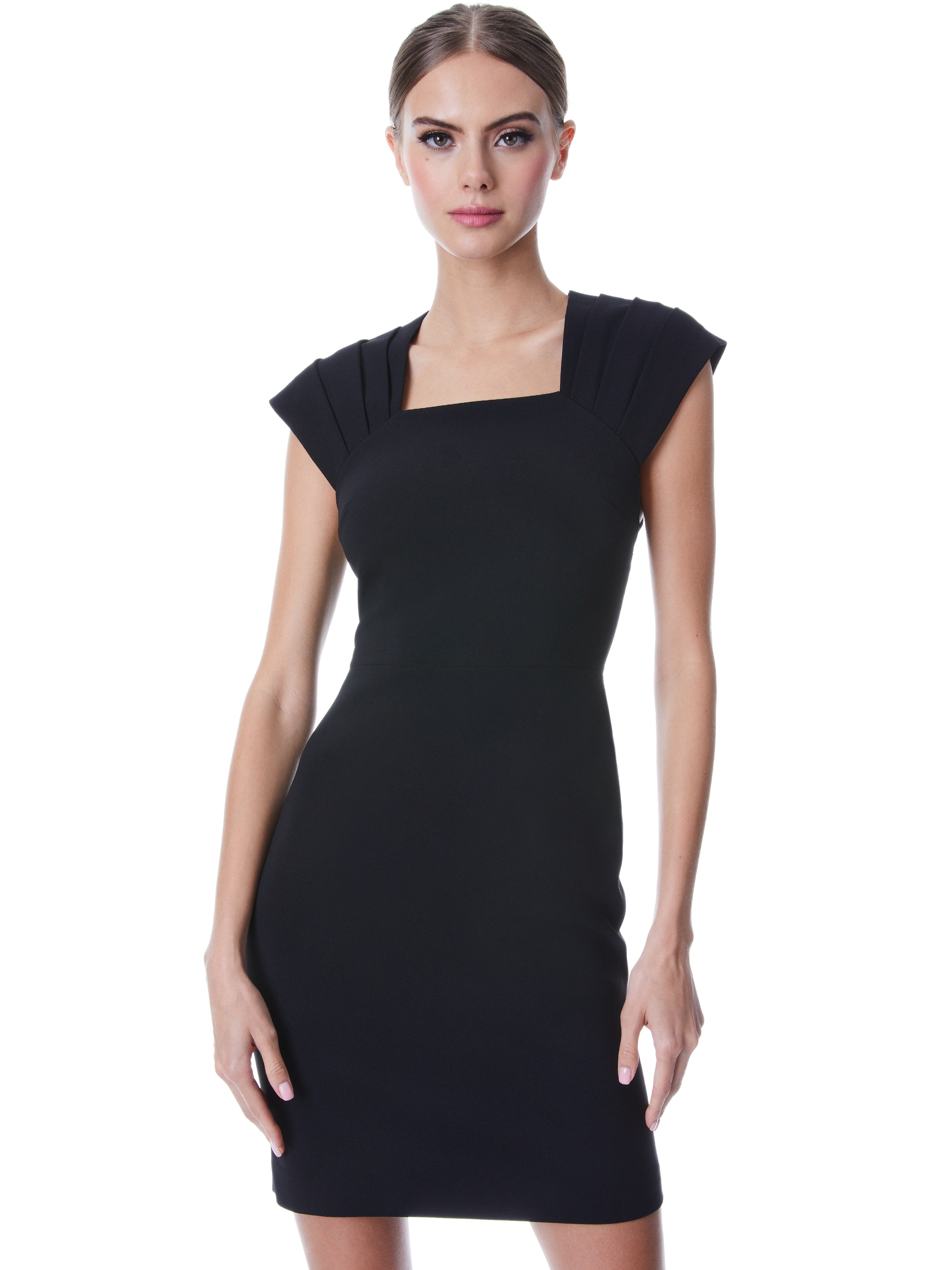 KIRO PLEATED SHOULDER DRESS - 4