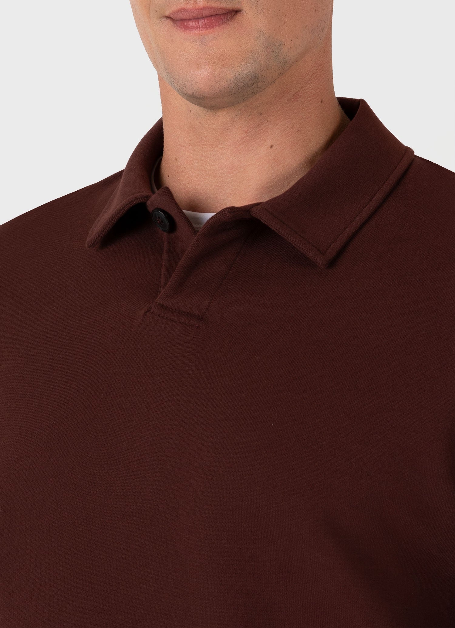Loopback Polo Sweatshirt - 6