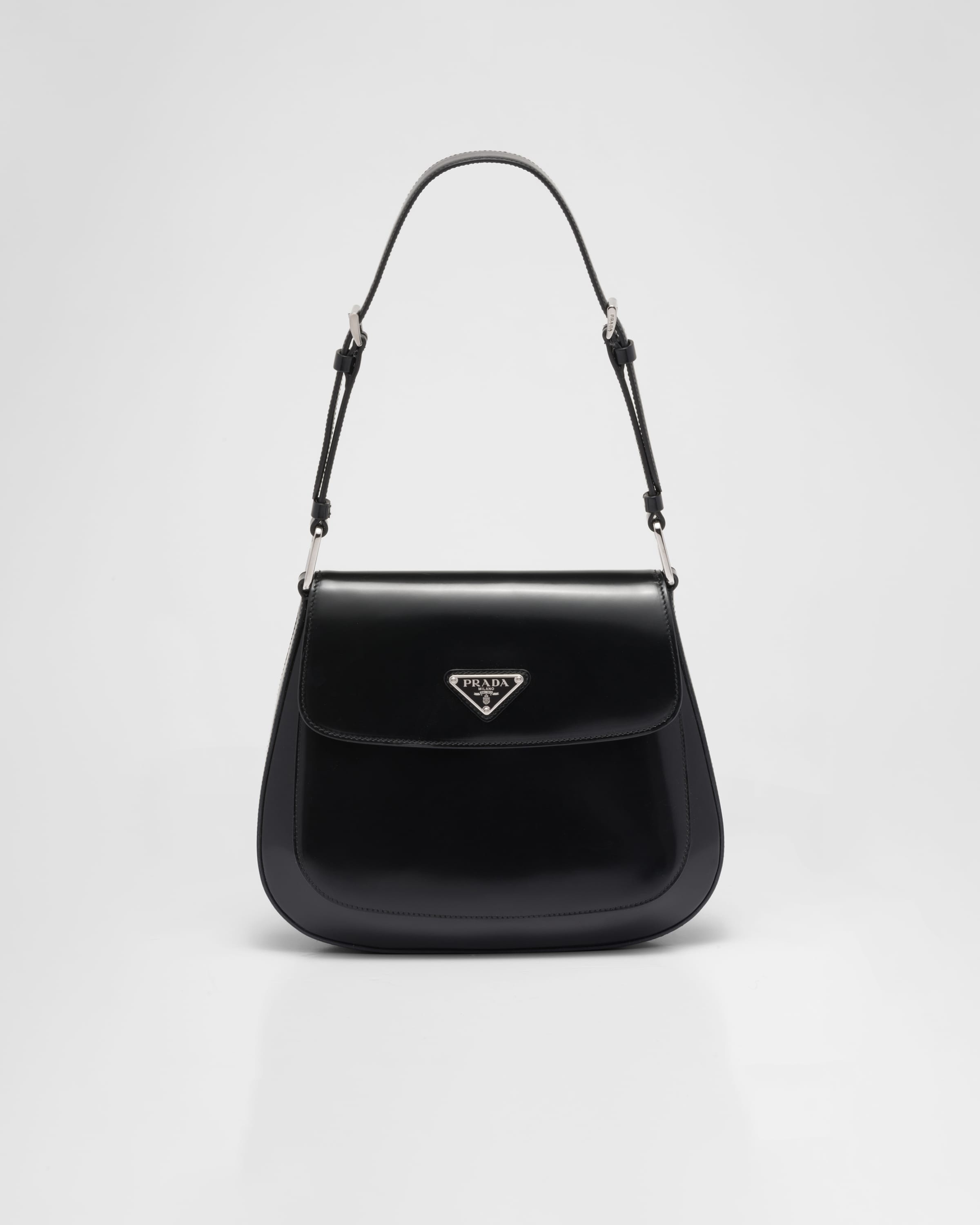 Prada Cleo brushed leather shoulder bag - 1