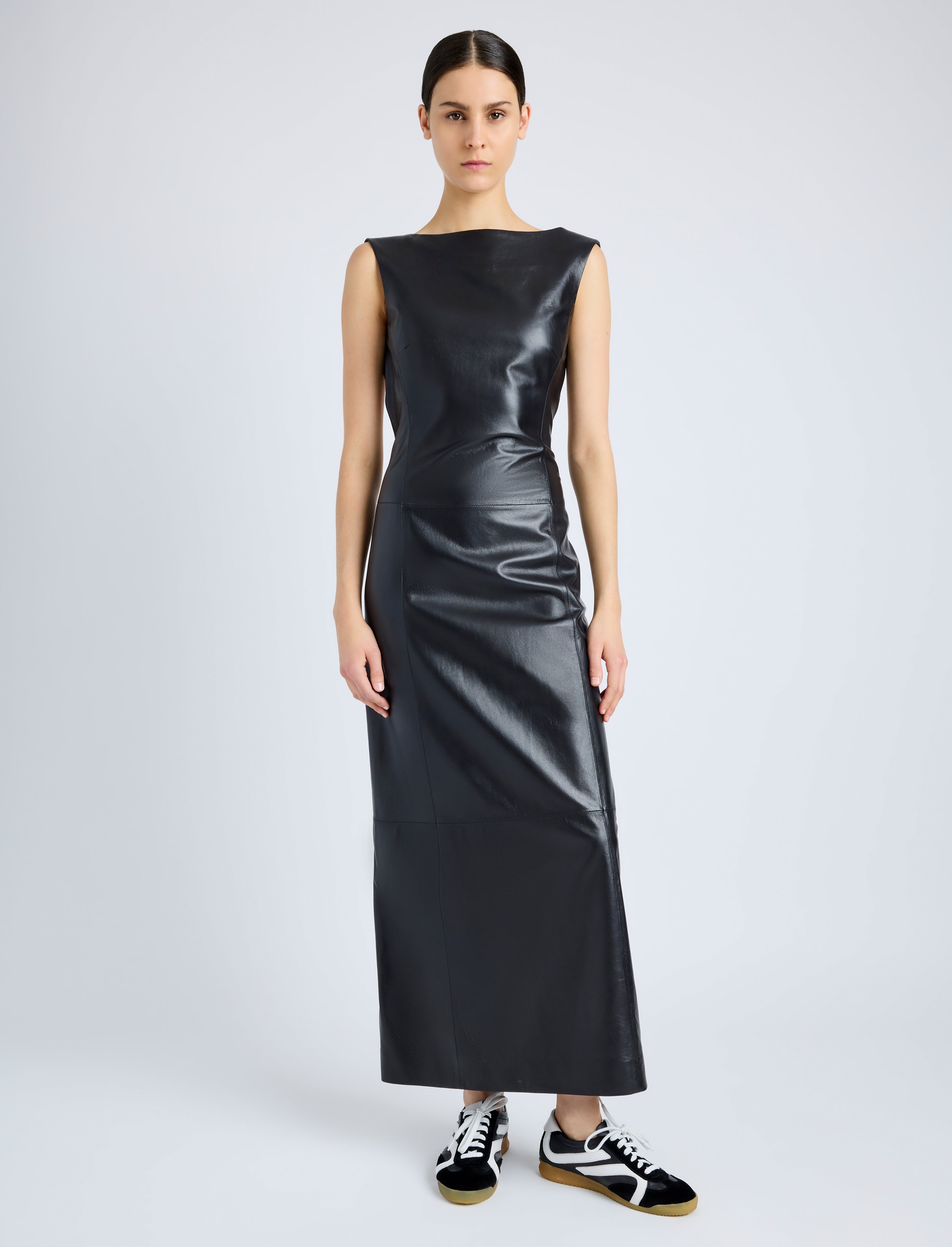 Ellery Dress in Leather - 2