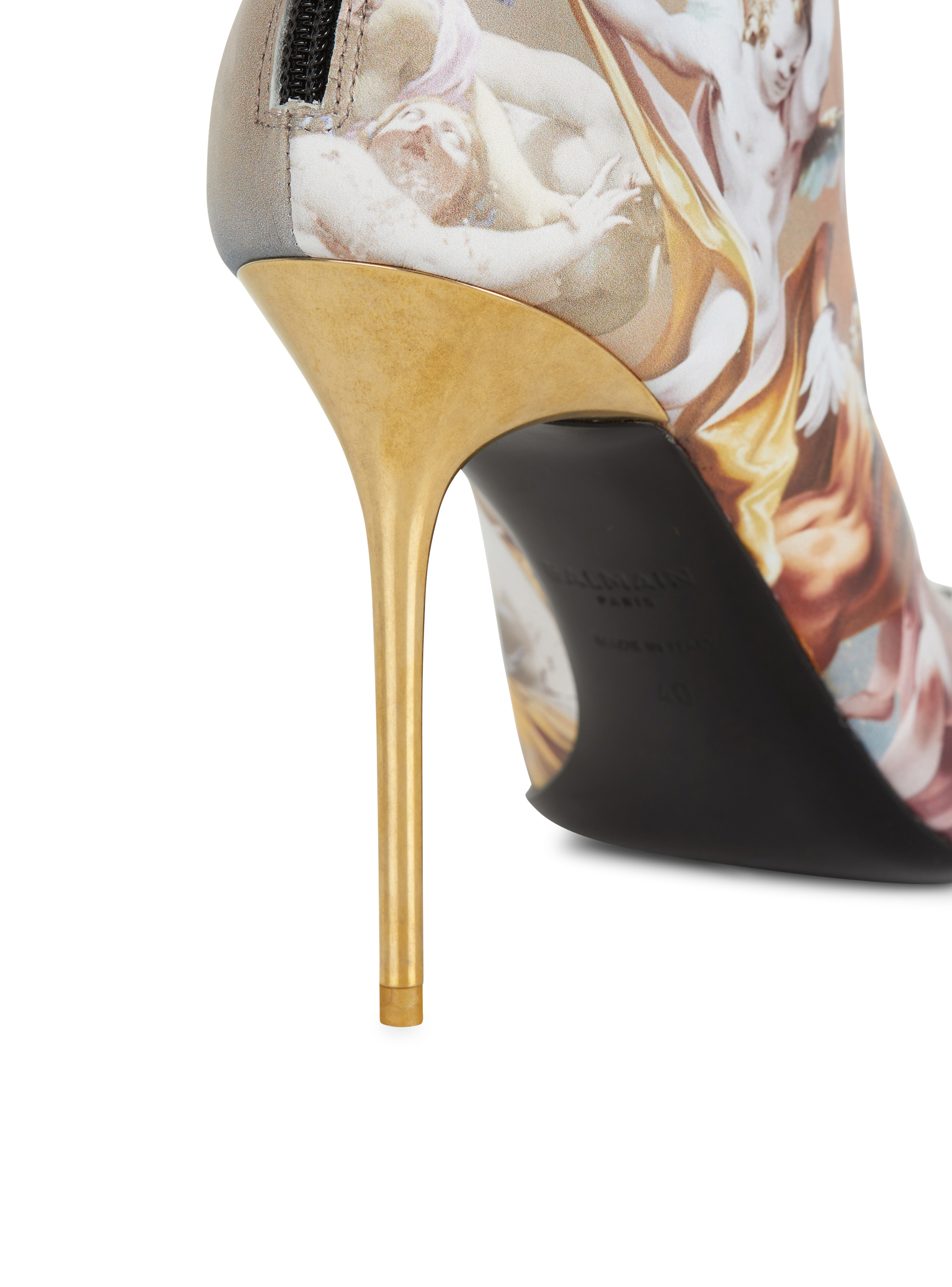 Uria ankle boots in Sky print leather - 6