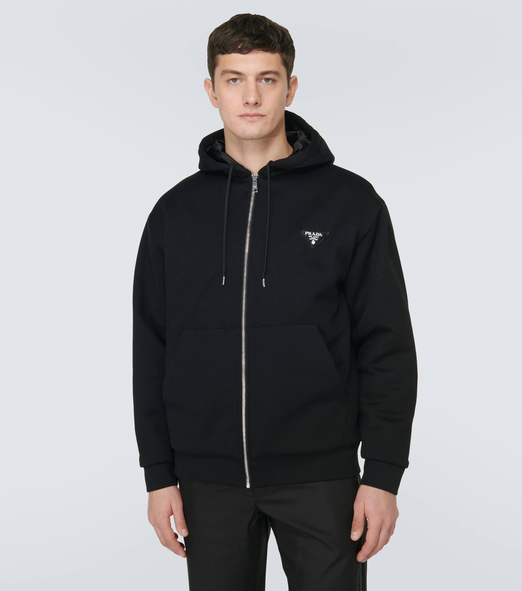 Cotton-blend fleece jacket - 3