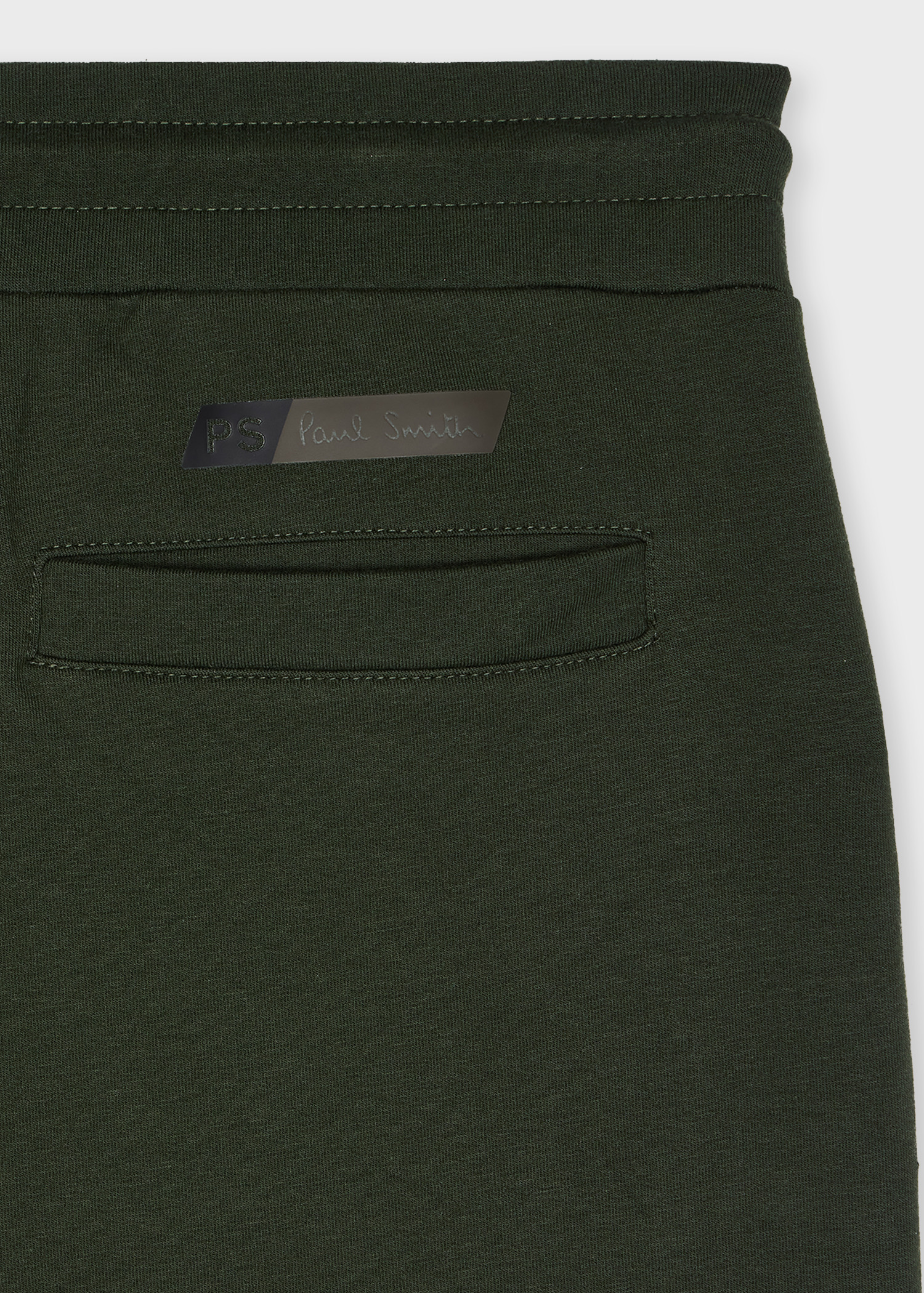 Slim-Fit Green Stretch-Cotton Track Pants - 2