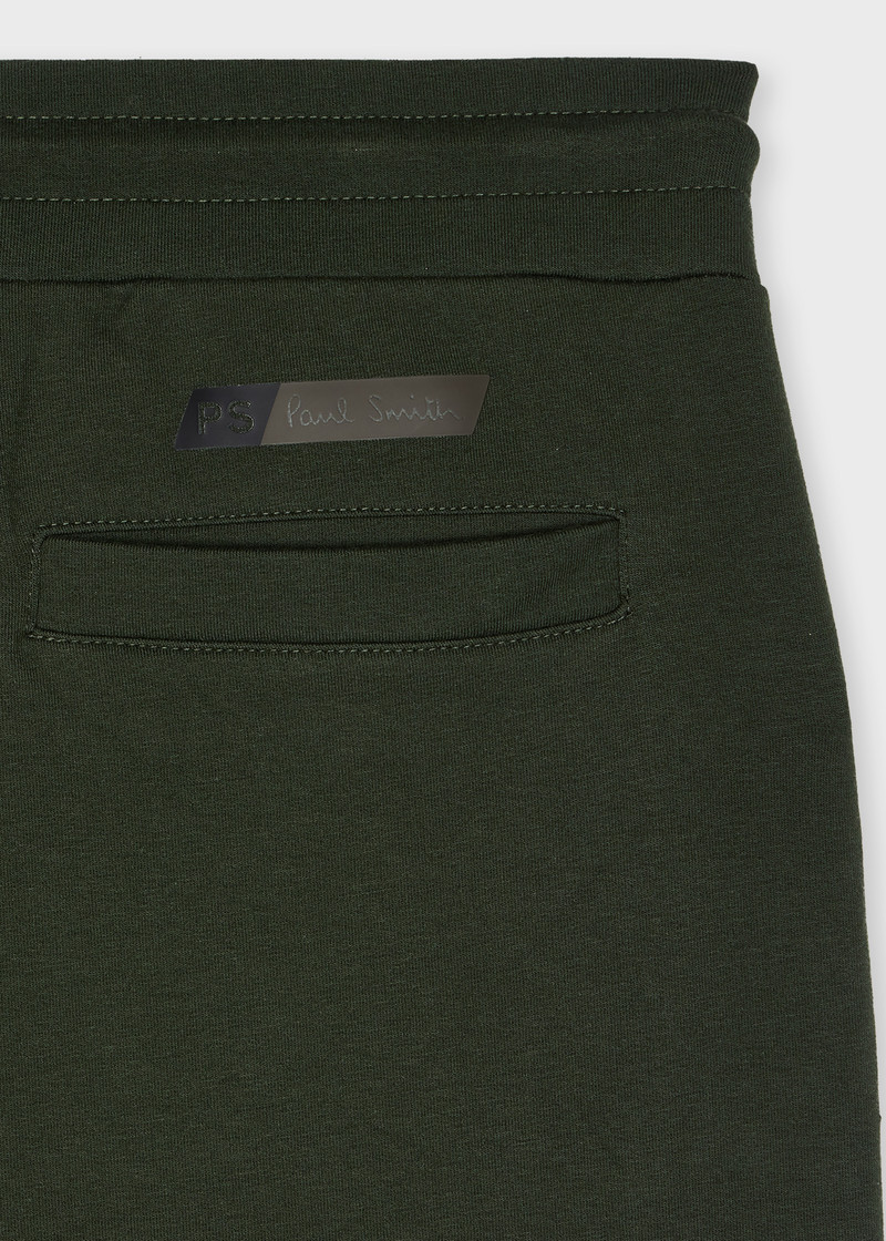 Paul Smith Slim-Fit Green Stretch-Cotton Track Pants outlook