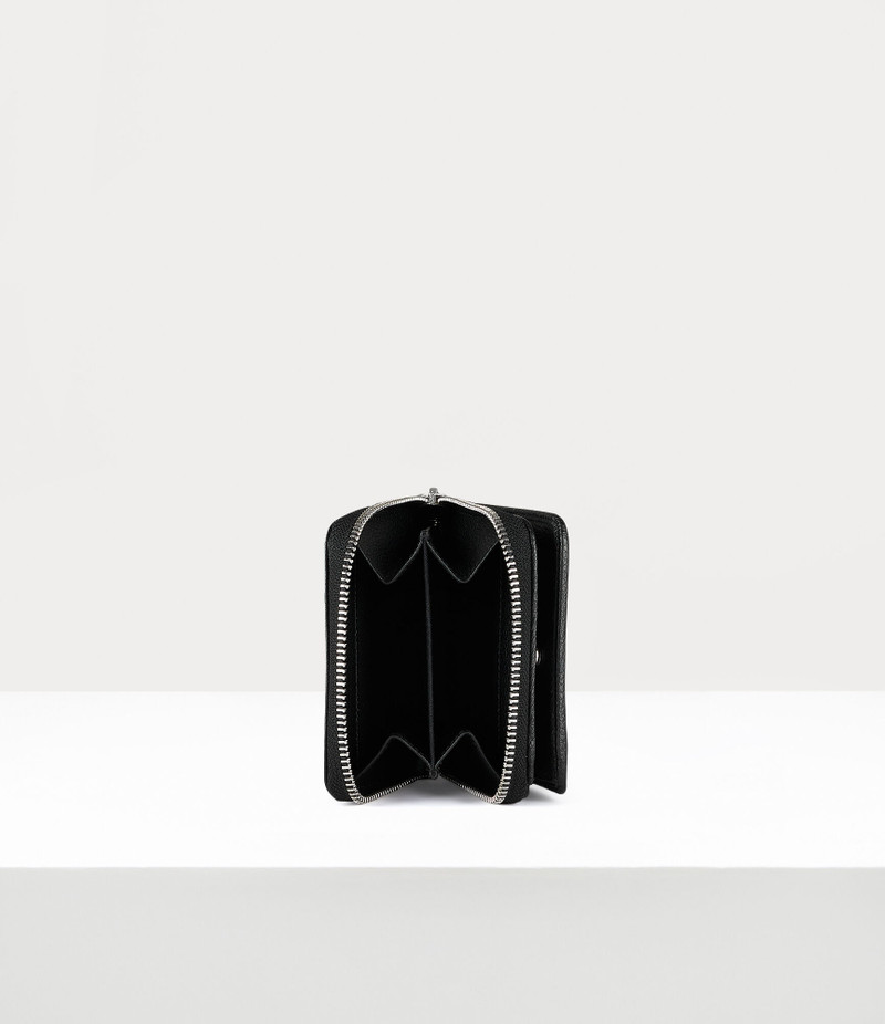 Vivienne Westwood GRAIN LEATHER MEDIUM ZIP WALLET outlook