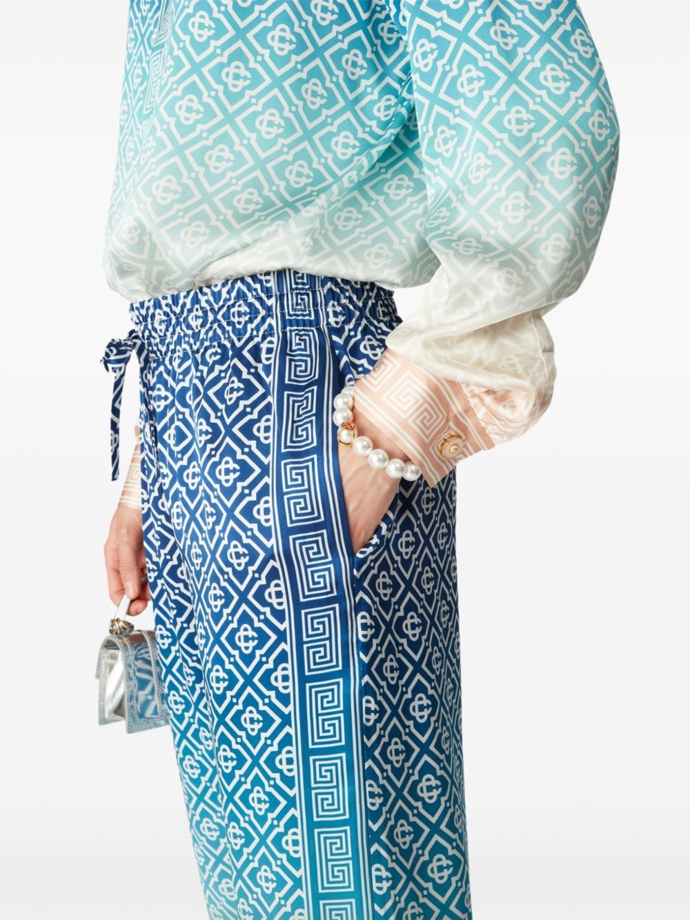ombré-effect trousers - 4