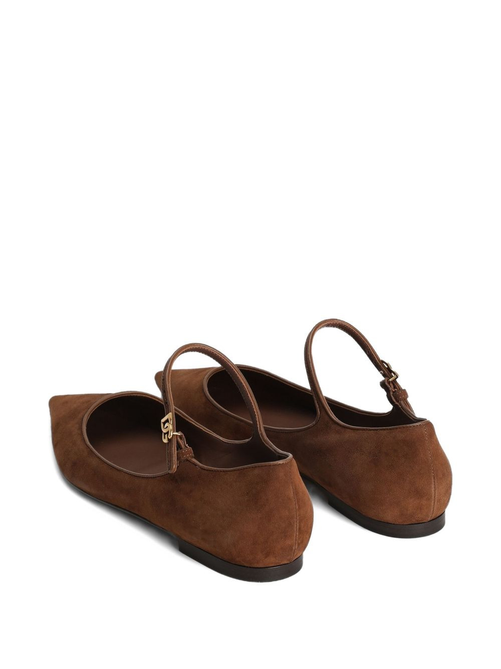 pointed-toe ankle-strap flats - 4