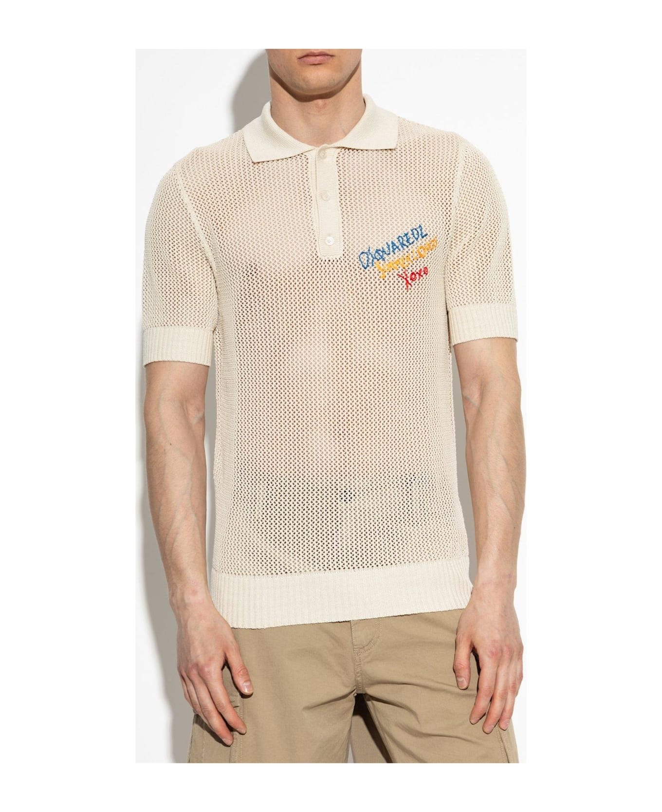 Summer Lovers Knitted Polo Shirt - 2