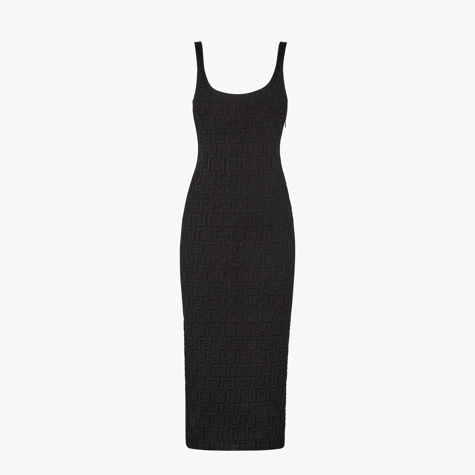 Black viscose dress - 1