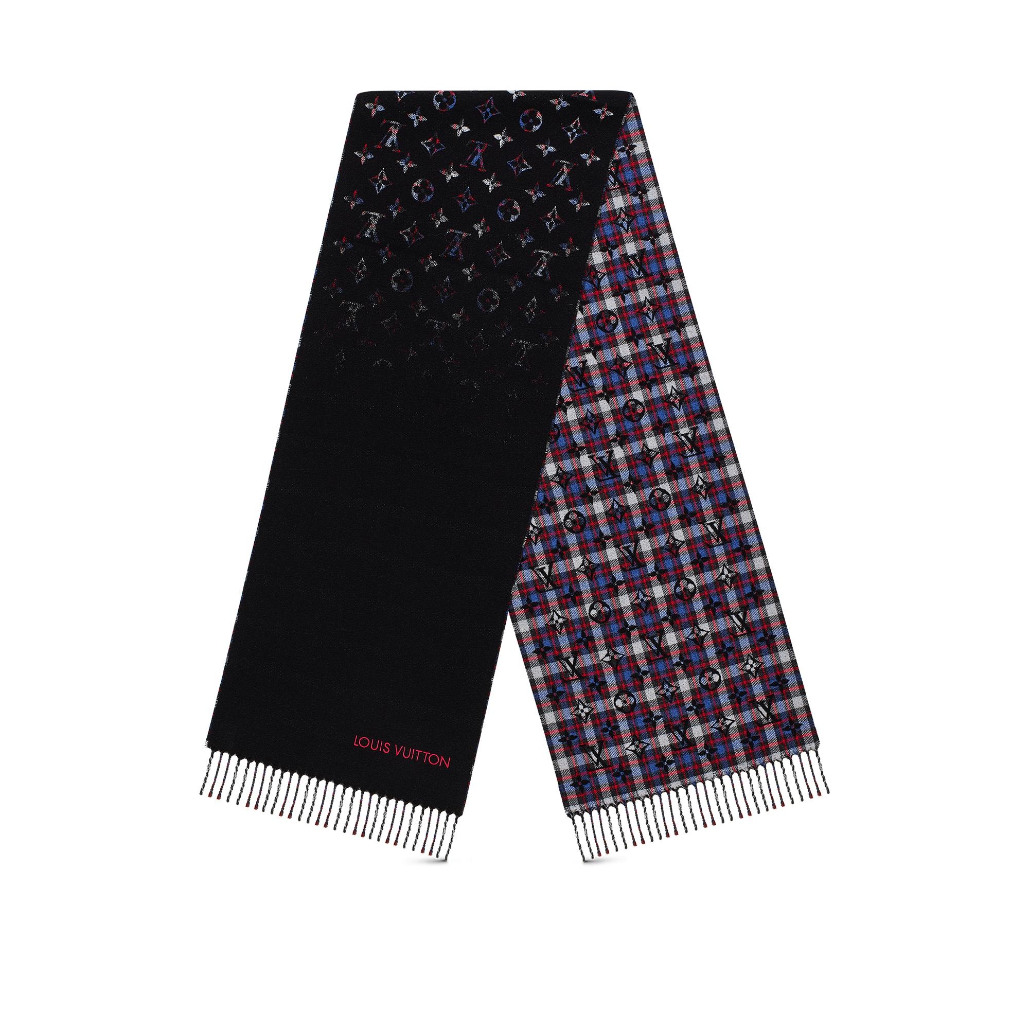 Monogram Gradient Tartan City Scarf 6