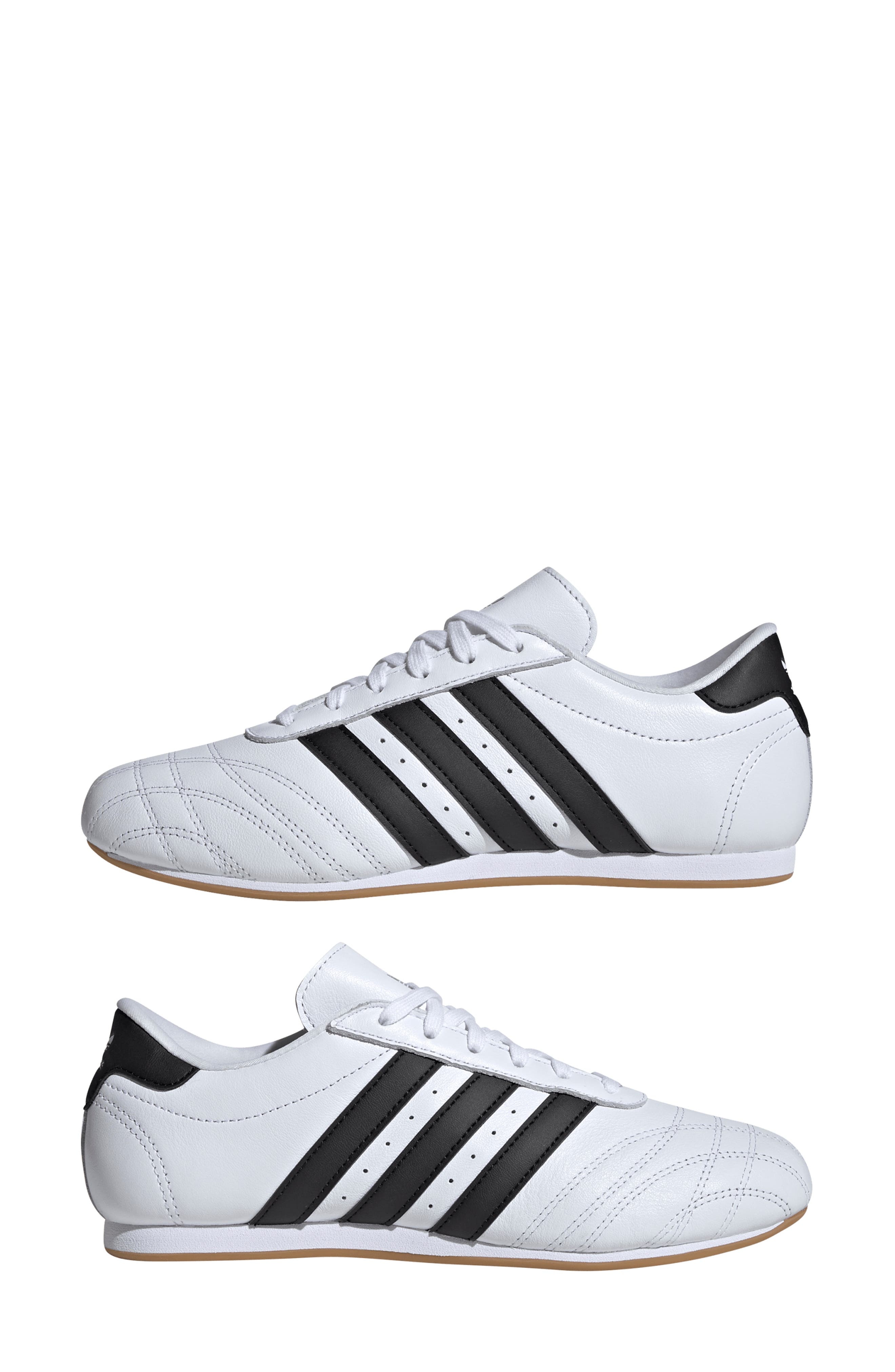 adidas Taekwondo Sneaker in Ftwr White/Core Black/Gum 3 at Nordstrom - 9