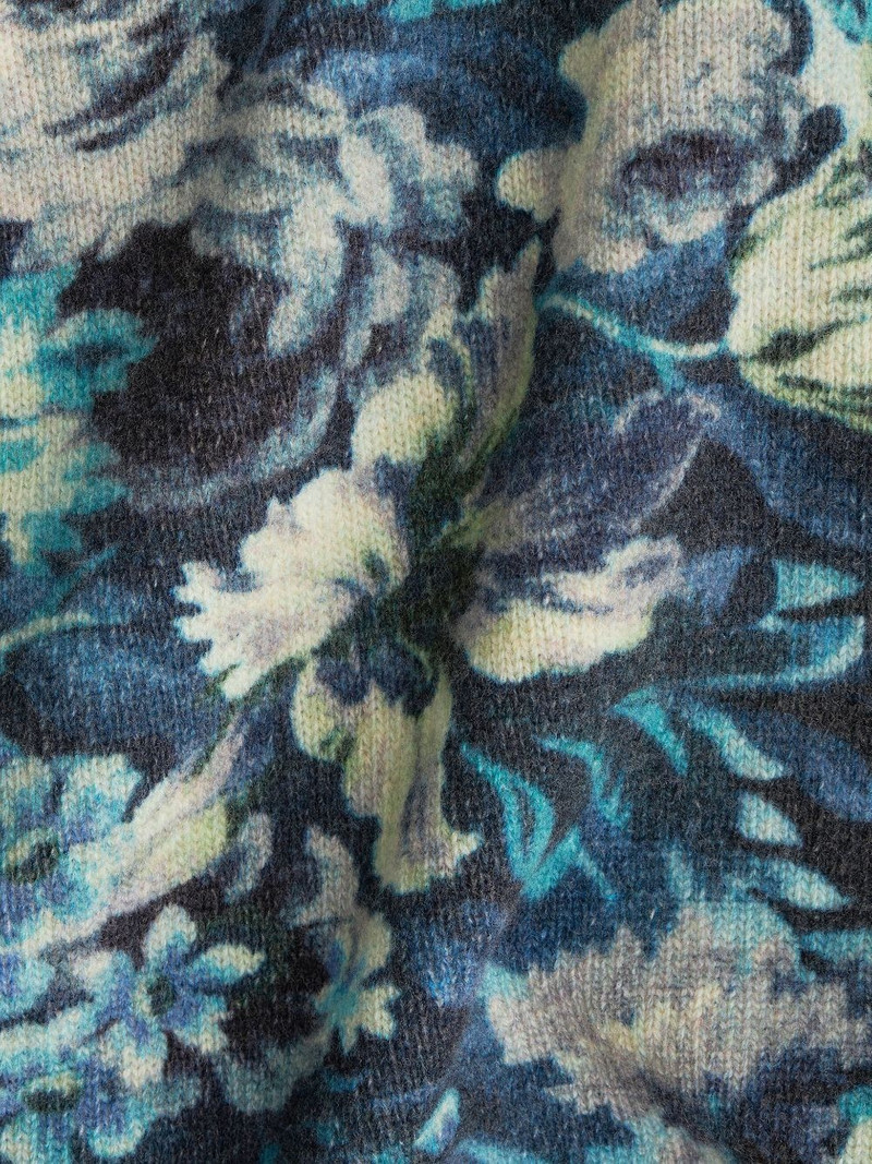 floral-print virgin wool jumper 5