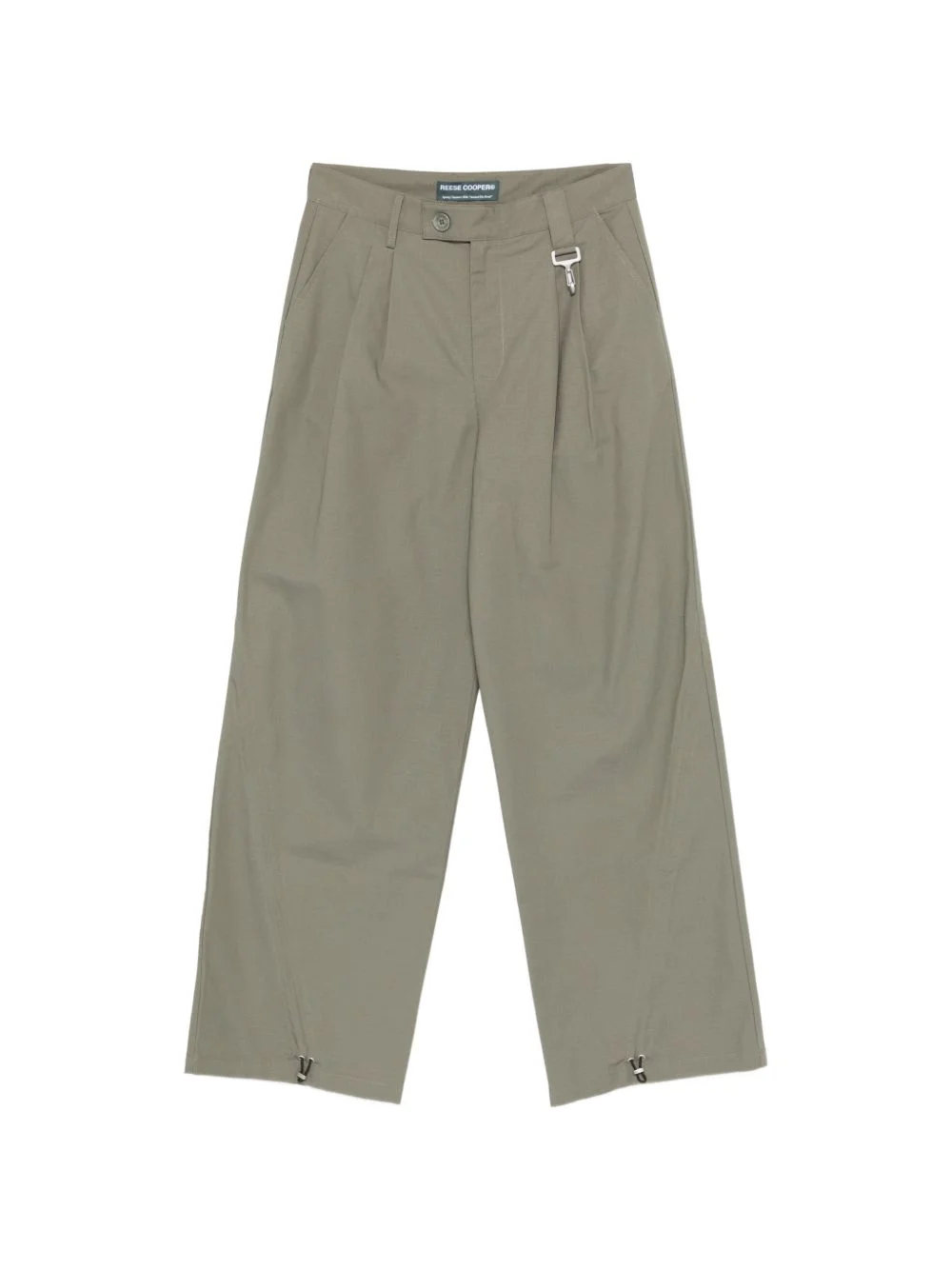 ripstop pleated trousers - 1