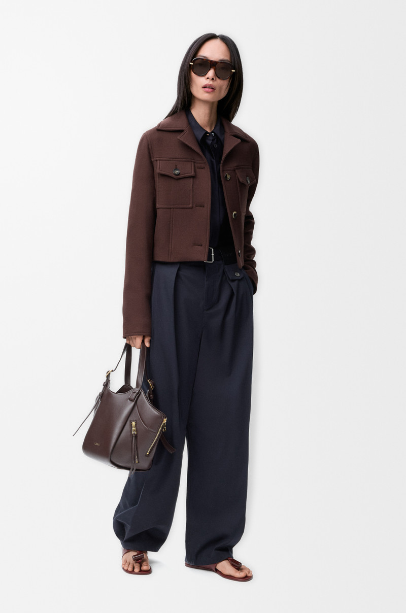 Loewe Cropped jacket in wool outlook