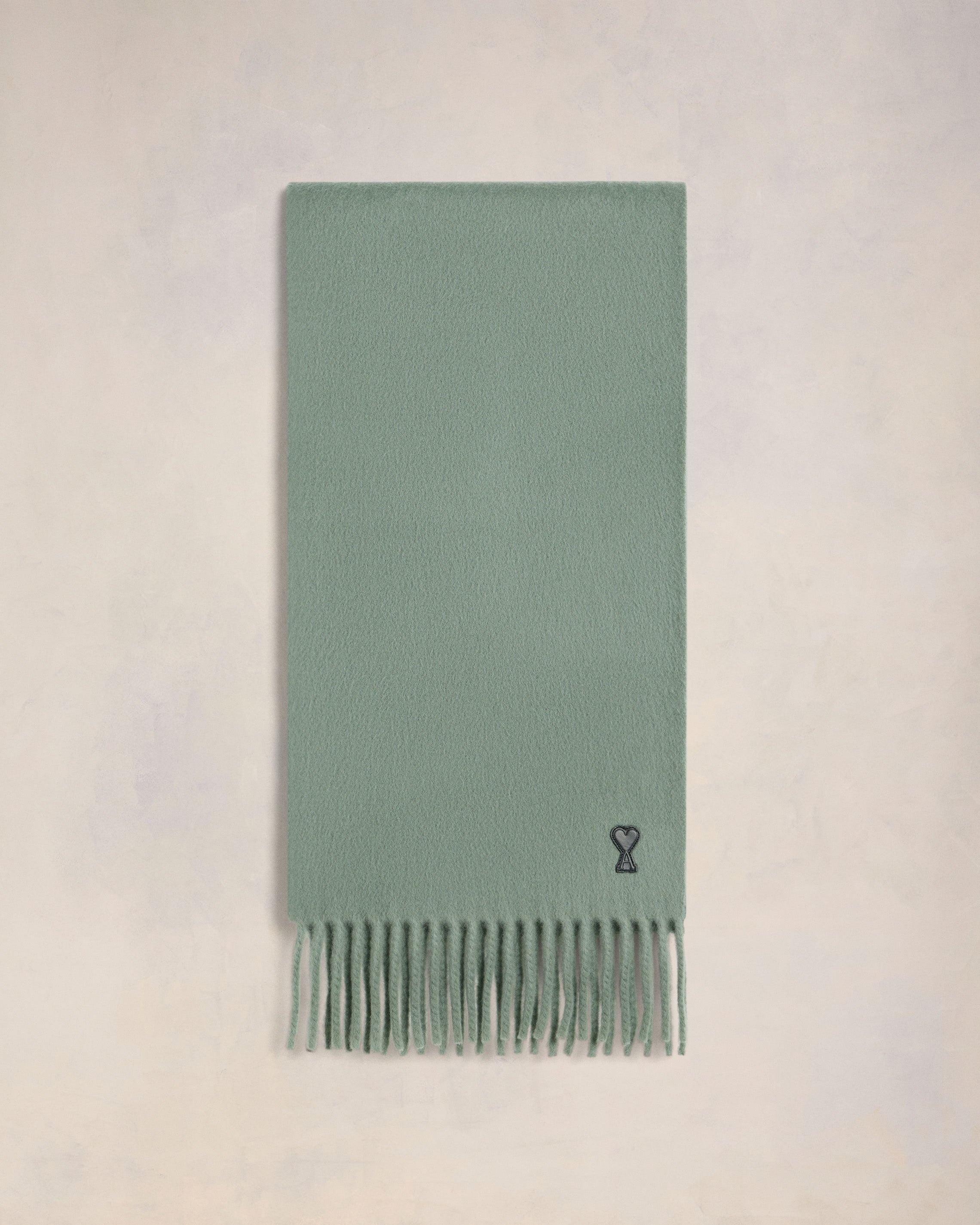 AMI DE COEUR LEATHER PATCH SCARF - 1