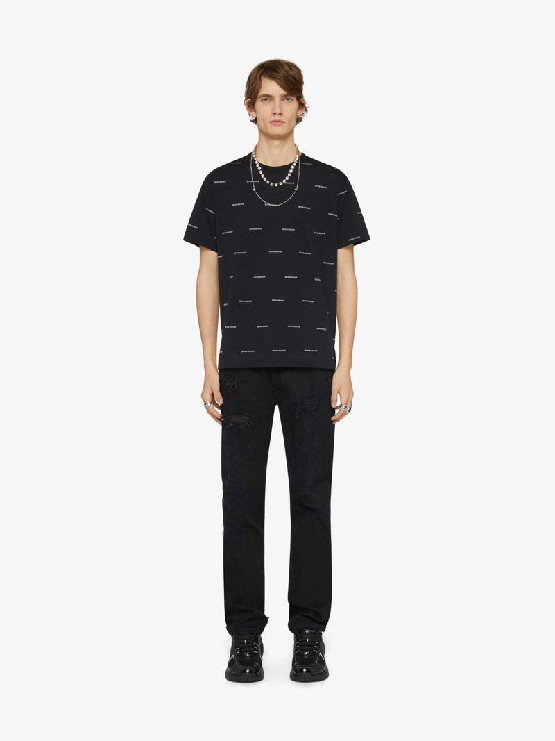 Givenchy SLIM FIT JEANS IN DESTROYED DENIM outlook