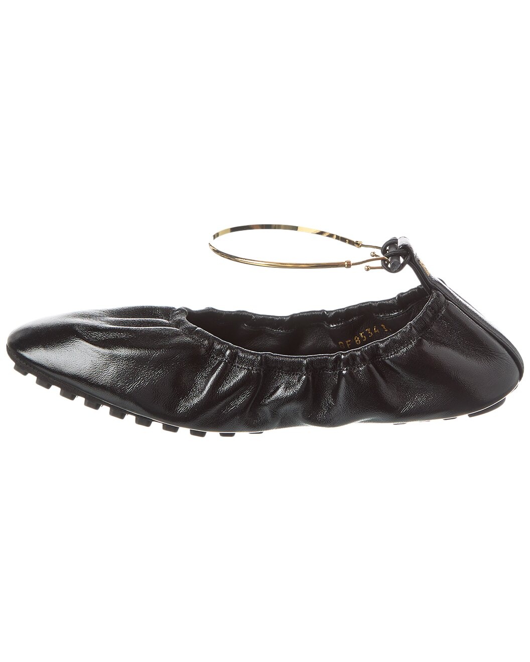 FENDI Filo Leather Ballerina Flat - 2