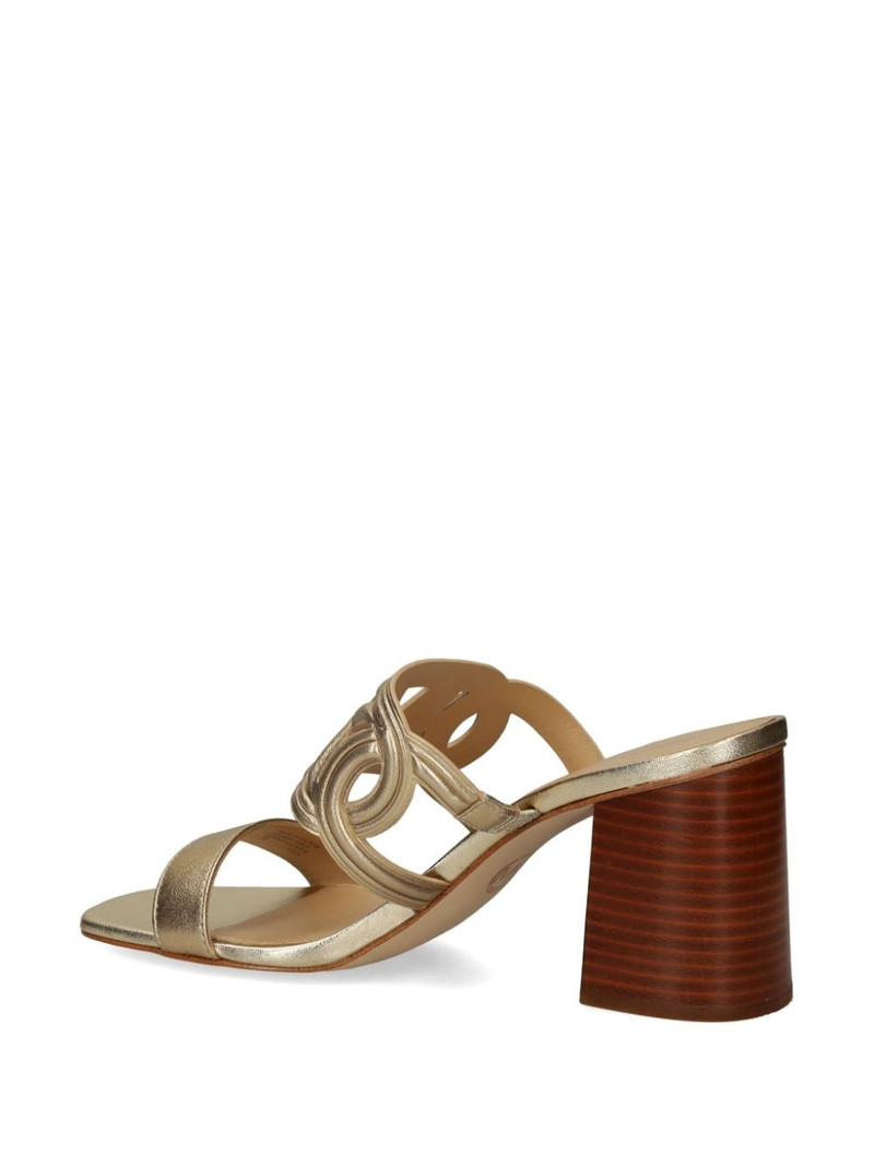 logo-patch leather sandals 3