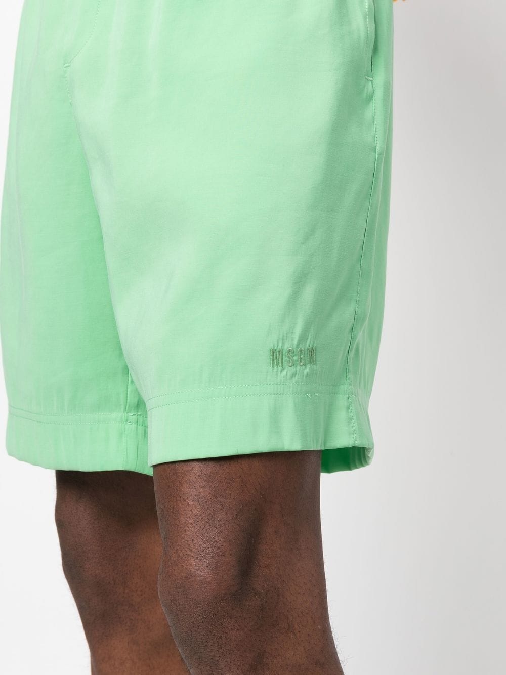elasticated-waistband shorts - 5