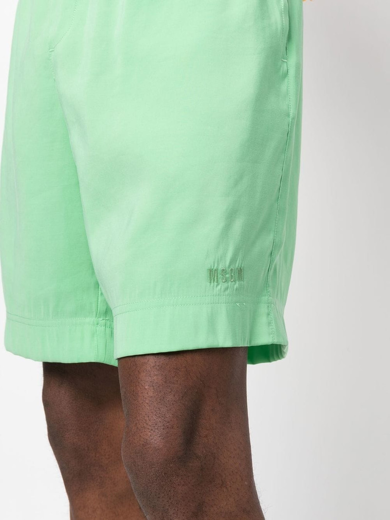 elasticated-waistband shorts 5