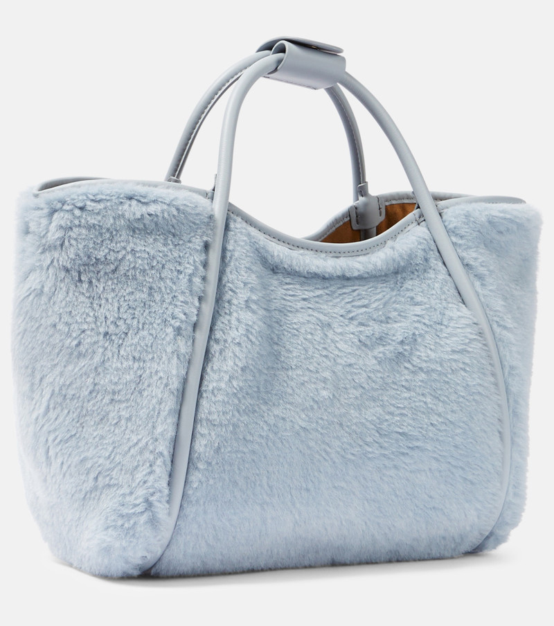 Marine Medium teddy tote bag 4