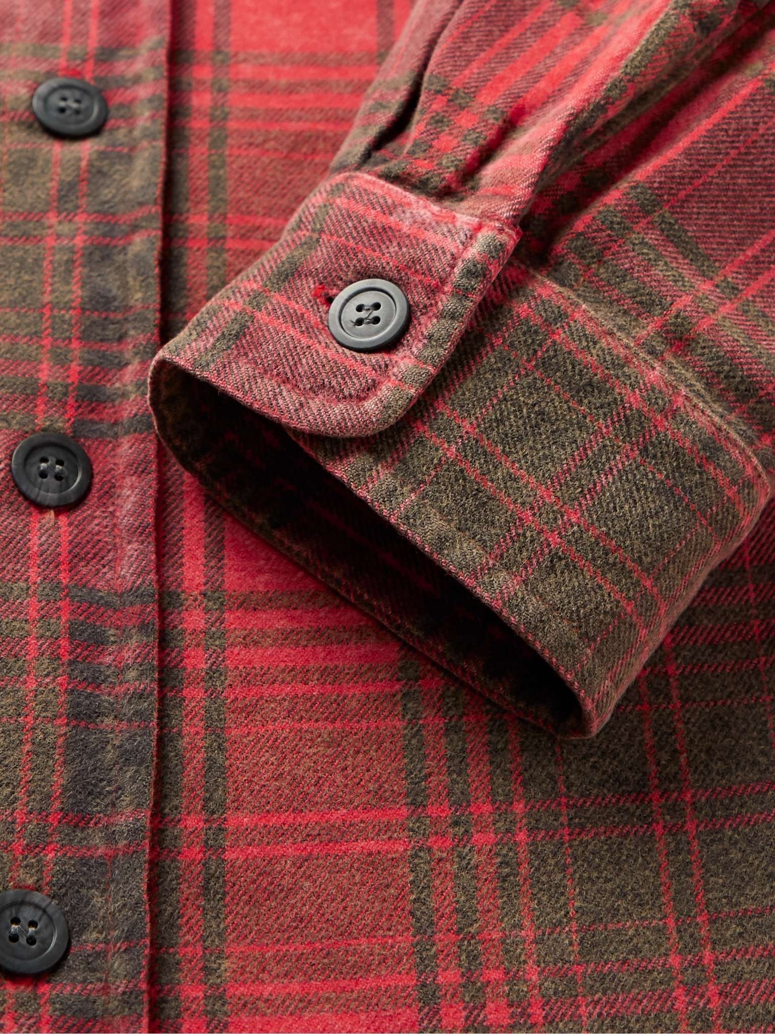 John Elliott Checked Cotton Shirt | italist