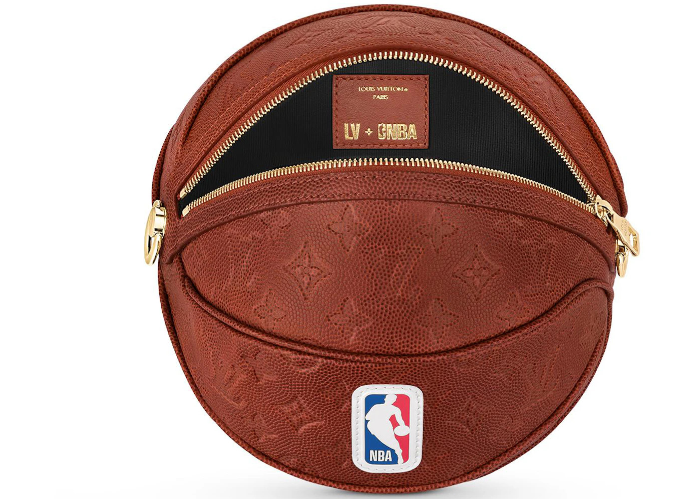 Louis Vuitton x NBA Ball in Basket Ball Grain Leather Black/White - 3