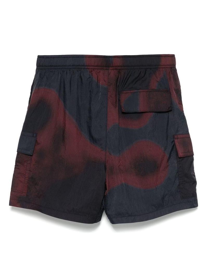 LACOSTE Ombré-print cargo shorts outlook