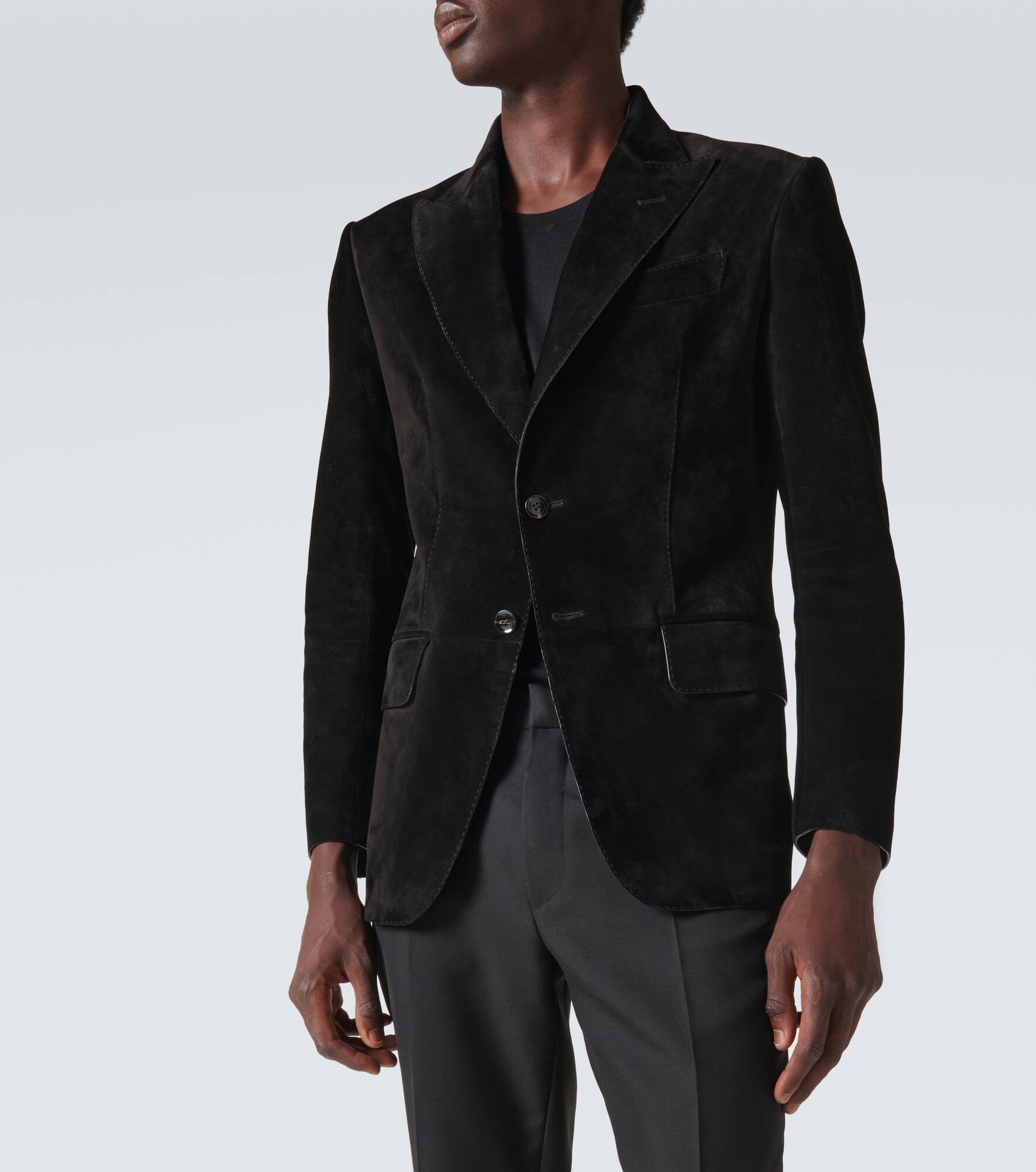 Suede blazer - 3