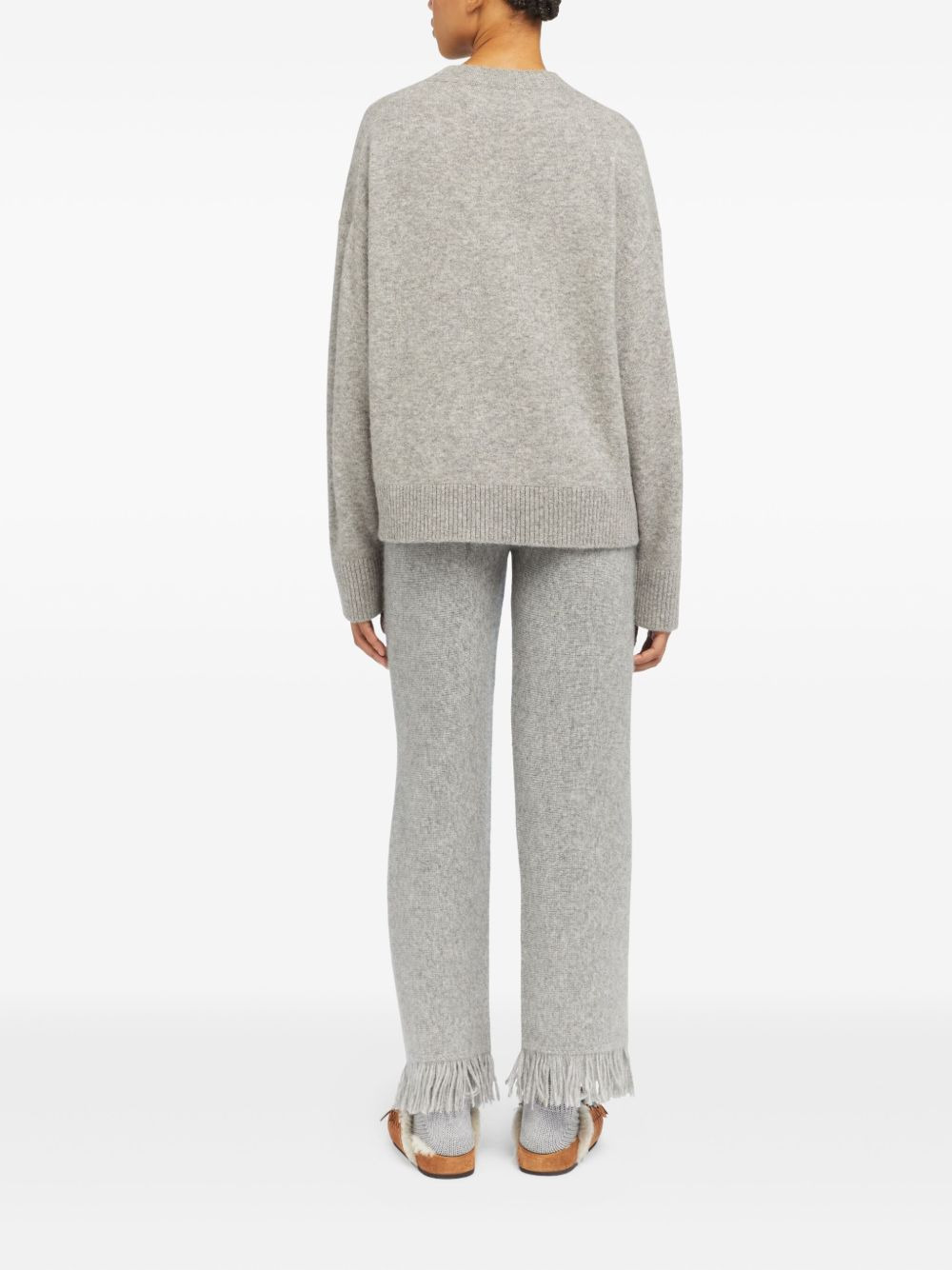 crew-neck knitted sweater - 4