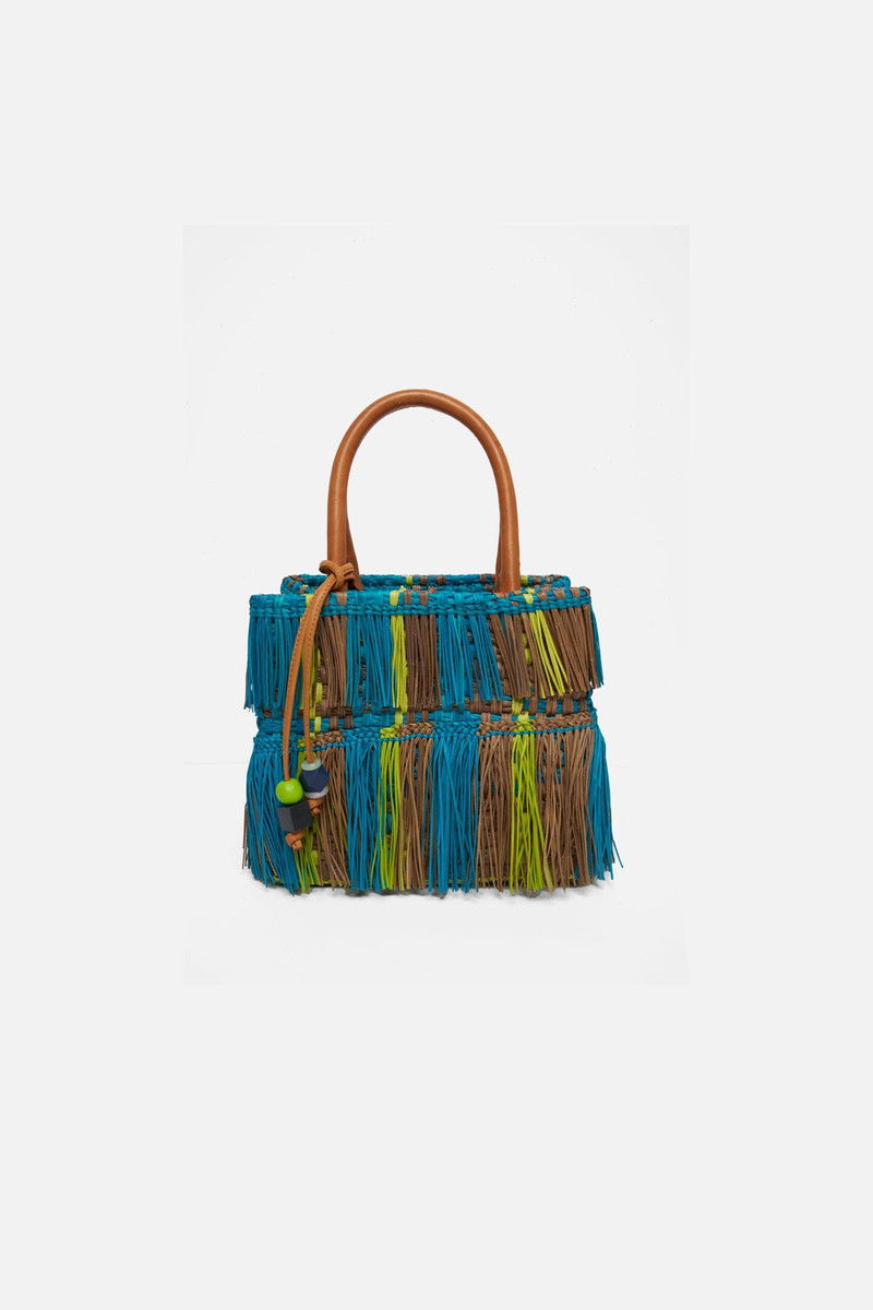 SMALL TIERED FRINGE TOTE 1