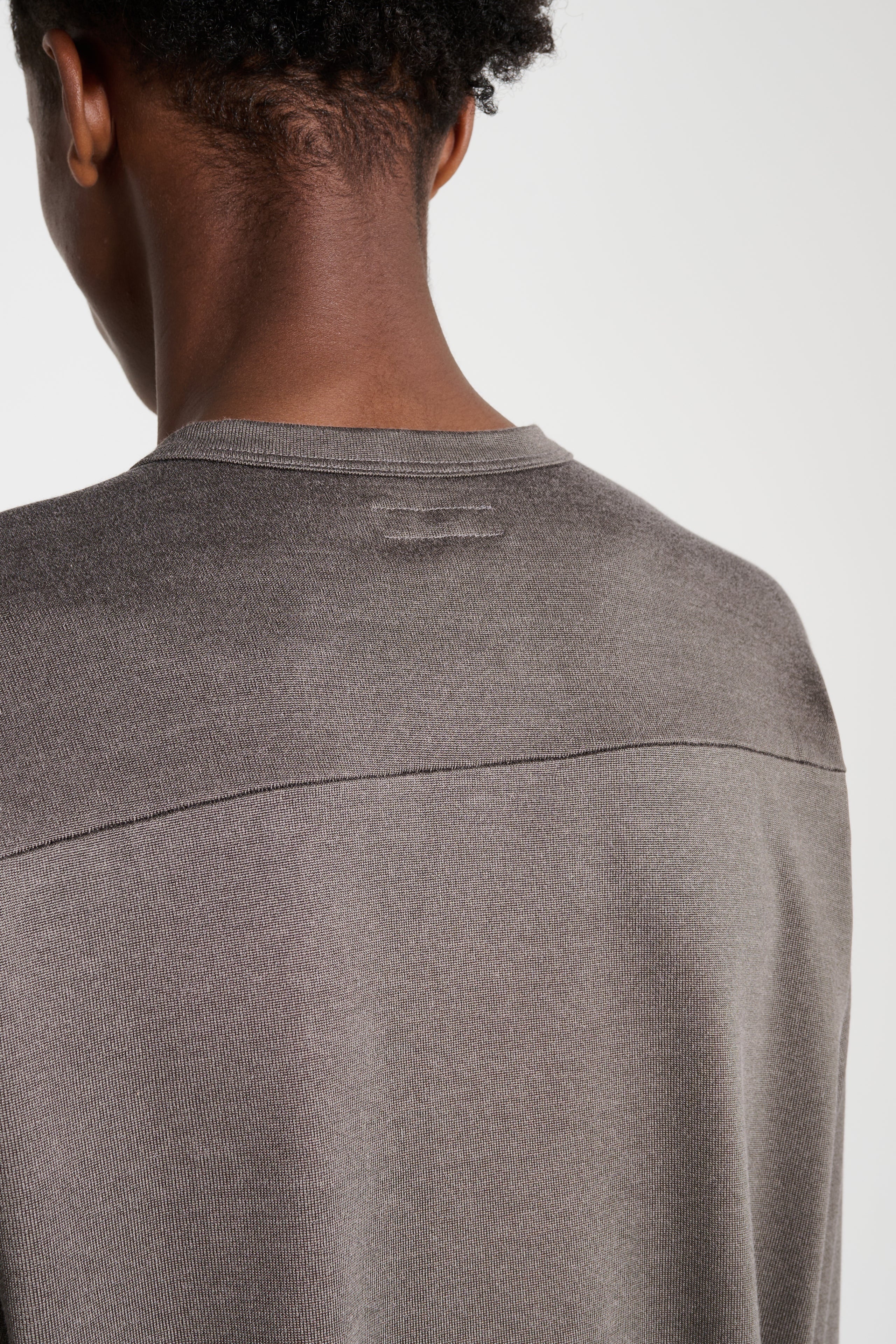 LADY WHITE CO. LS FOOTBALL T-SHIRT GREY OLIVE - 6