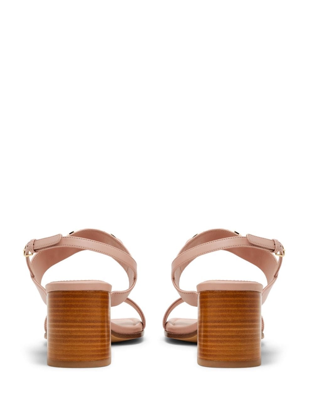 Gancini-buckle 55mm leather sandals - 3
