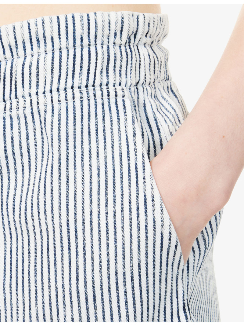 Foster Stripe Cotton-Blend Shorts 5