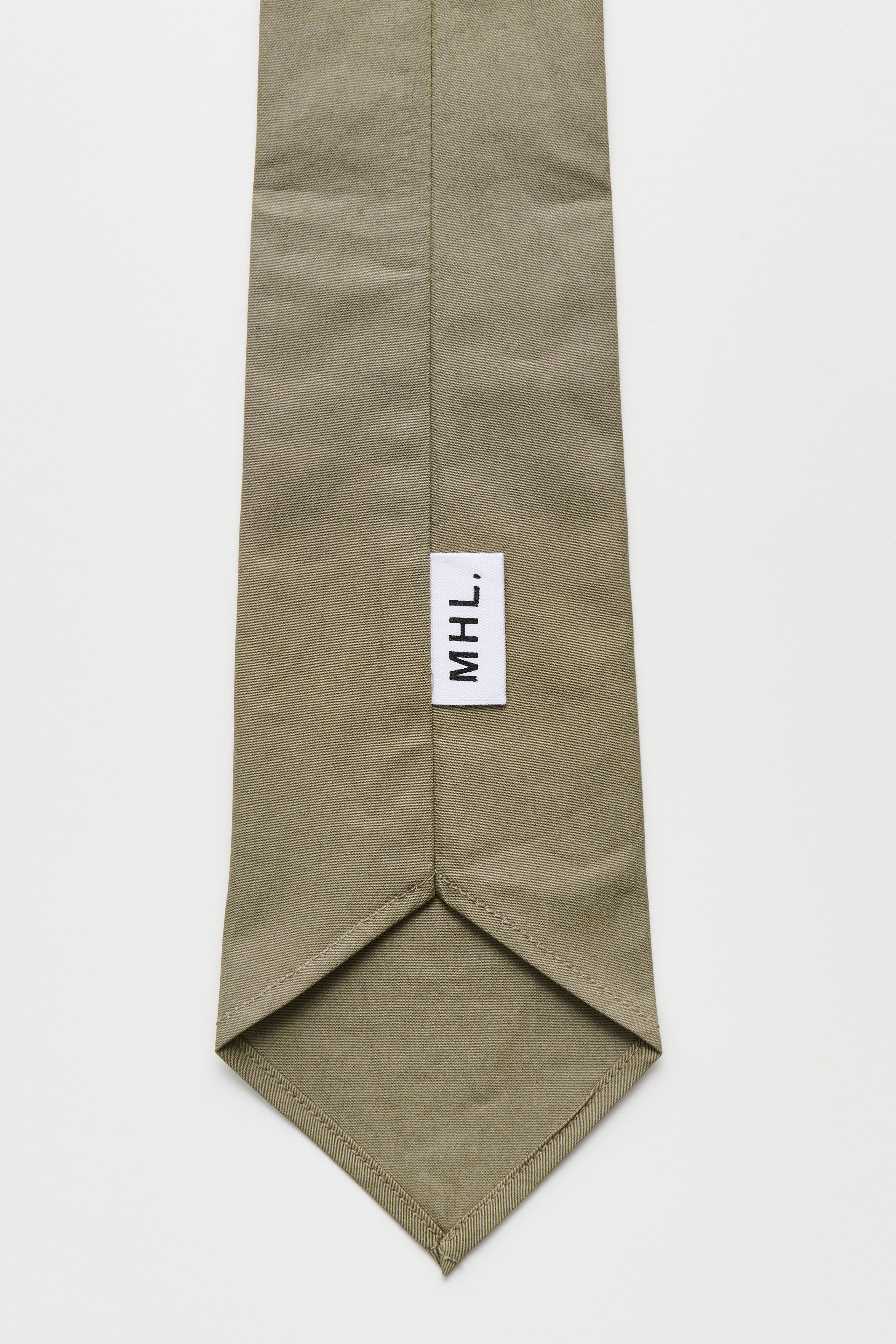 MARGARET HOWELL MHL TIE COMPACT COTTON POPLIN SAGE - 2